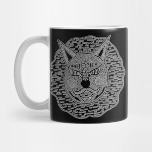 Magic Lion. Folk art. Magic cat. Ukrainian art Mug